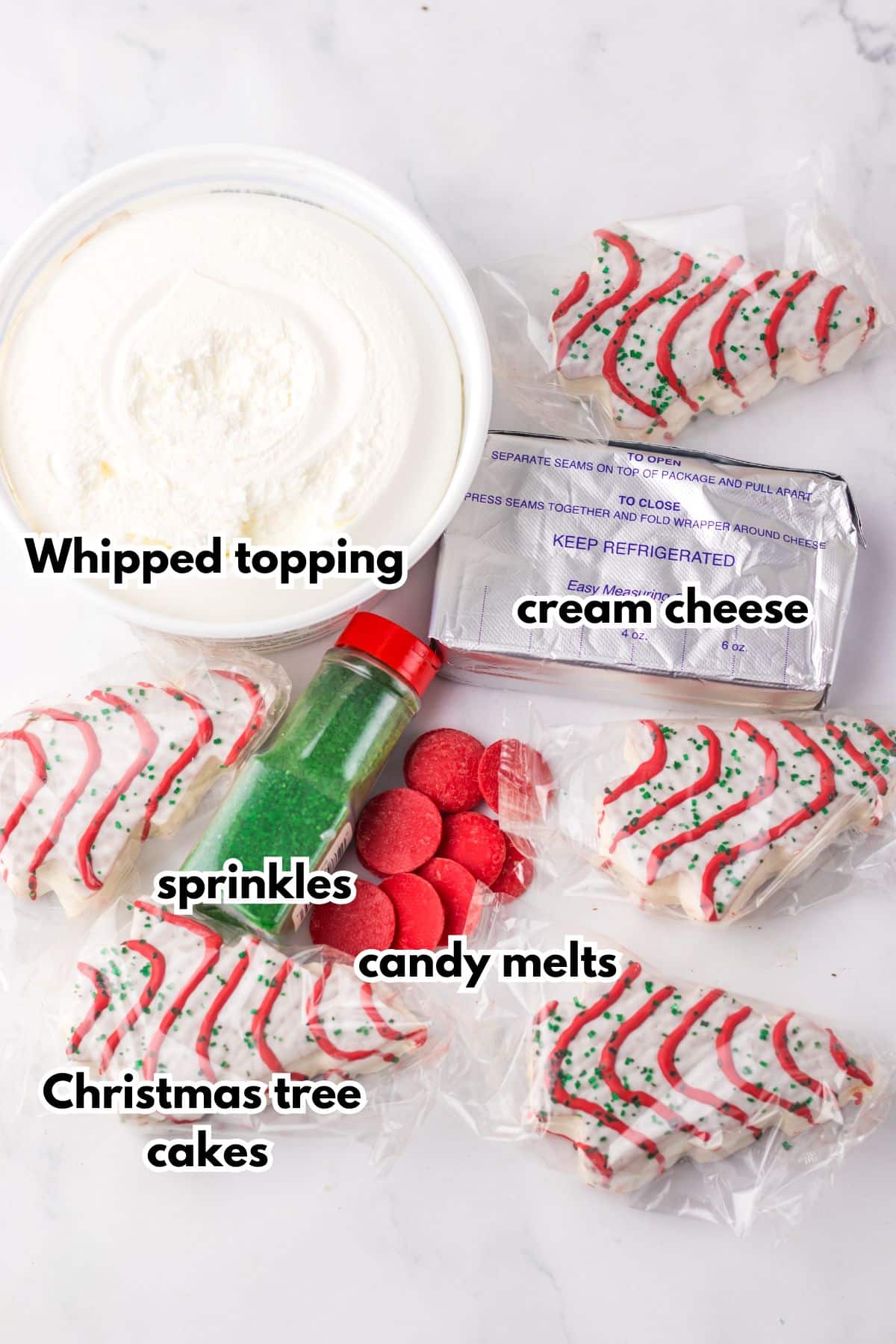 Ingredients on a counter.