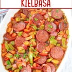 Bowl full of sweet and sour kielbasa.