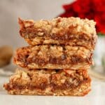 Carmelita bars on a small plate.