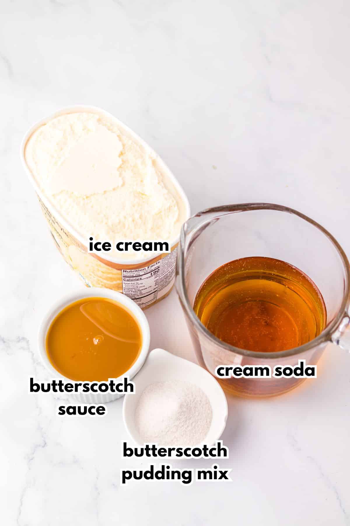 Ingredients on a counter.