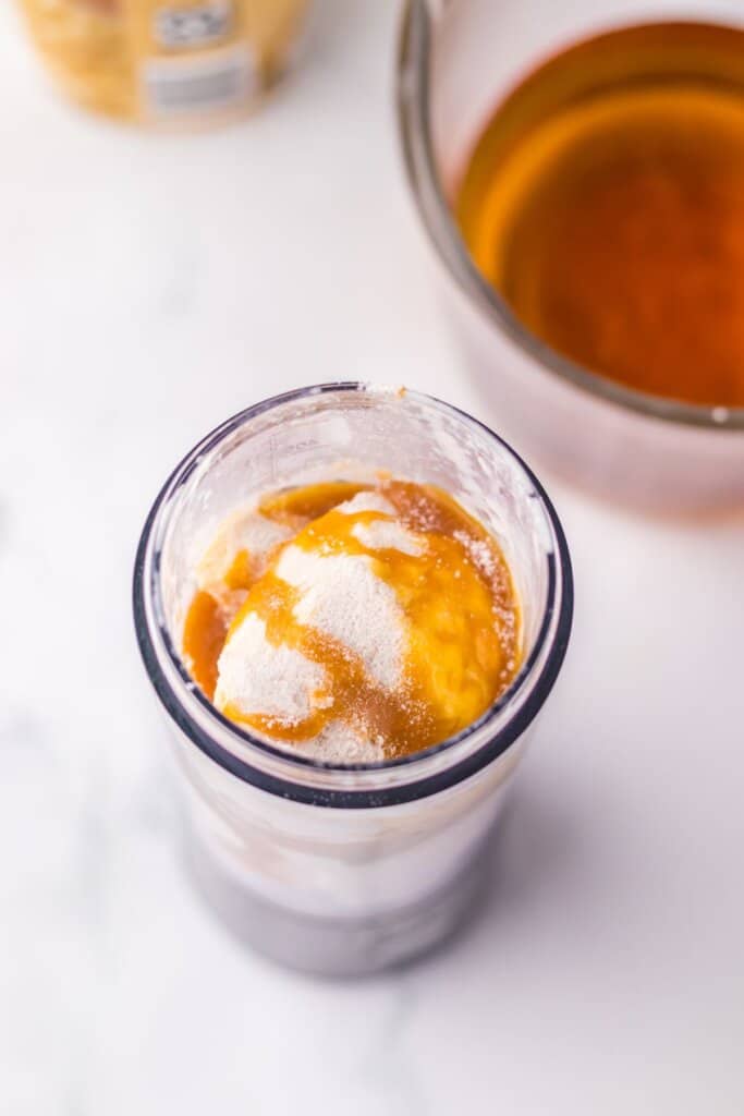 Drink in a small blender.