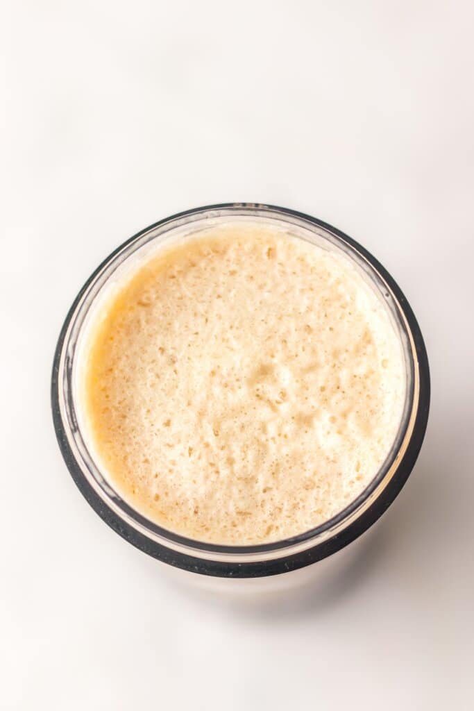 Drink in a small blender.