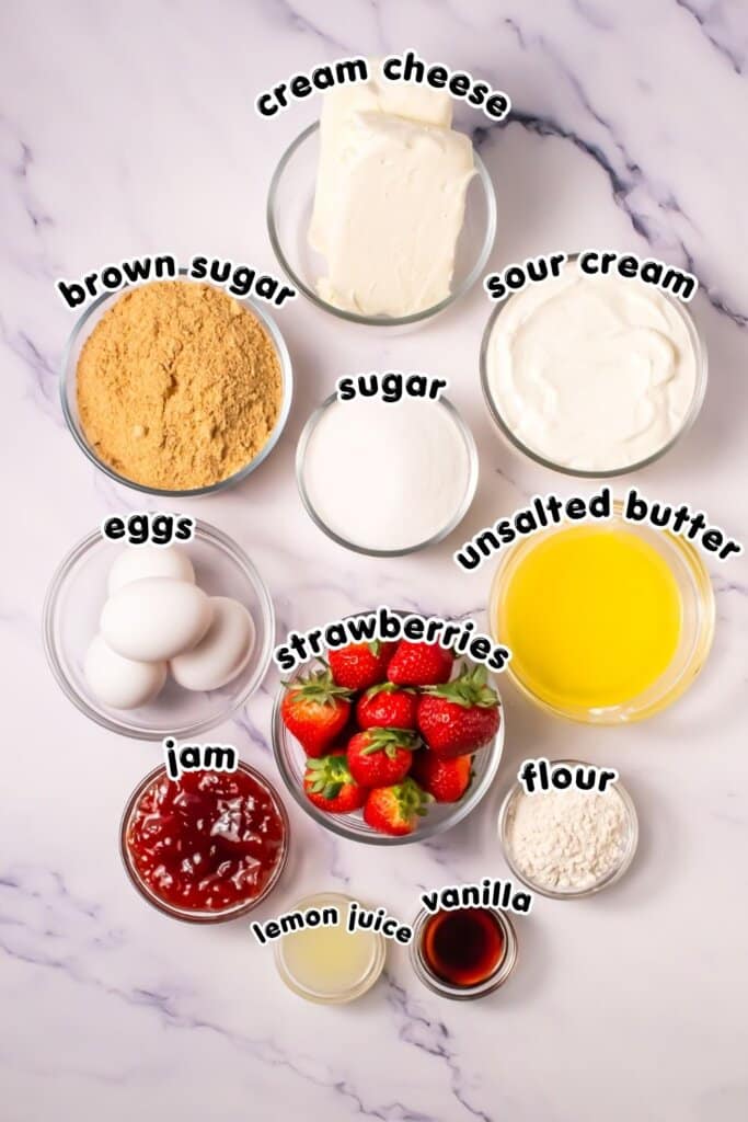 strawberry cheesecake ingredients