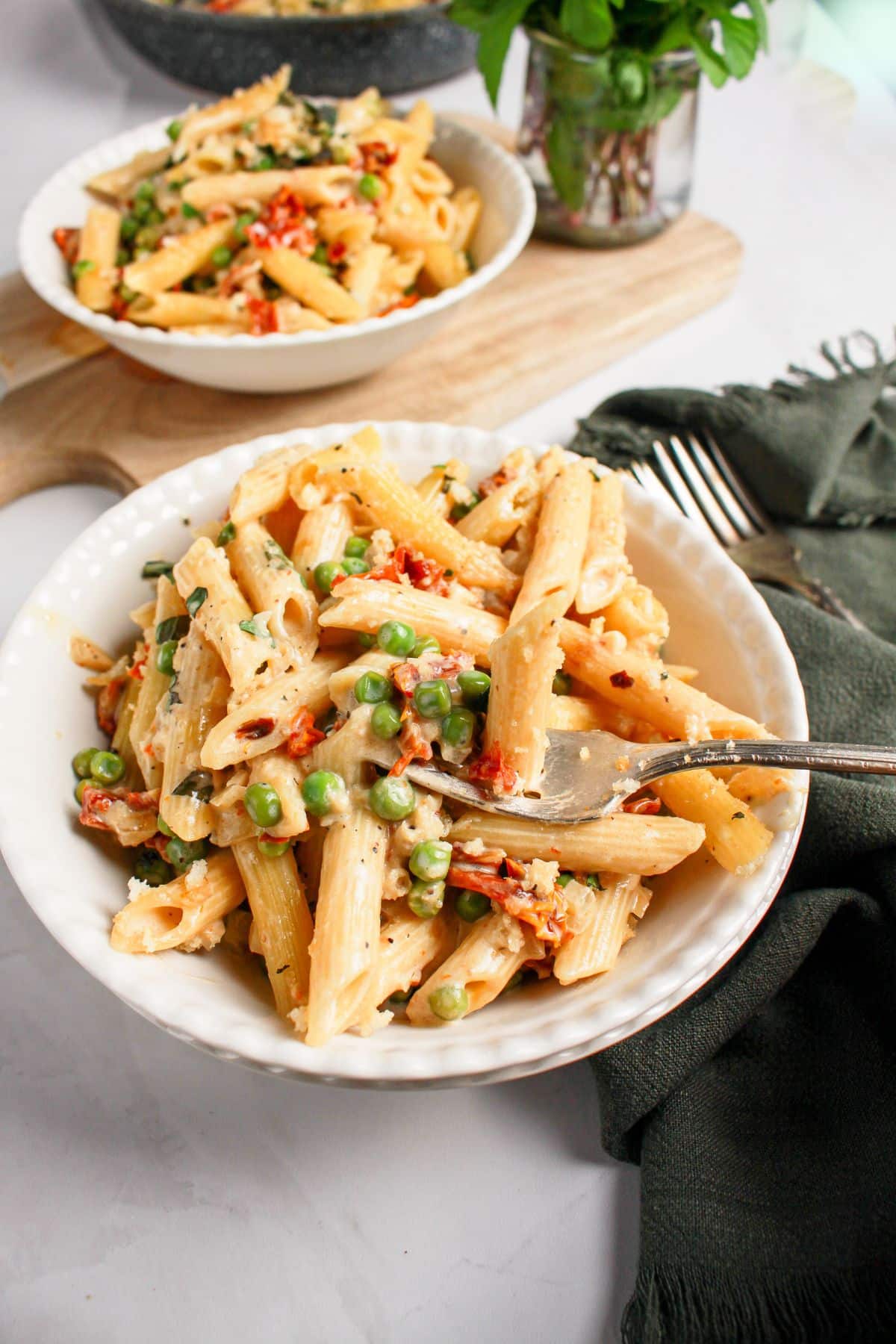 Bowl full of marry me pasta.