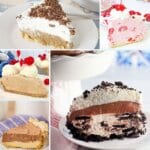 Collage image of pie slices.